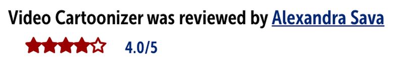 Video Cartoonizer was reviewed by Softpedia